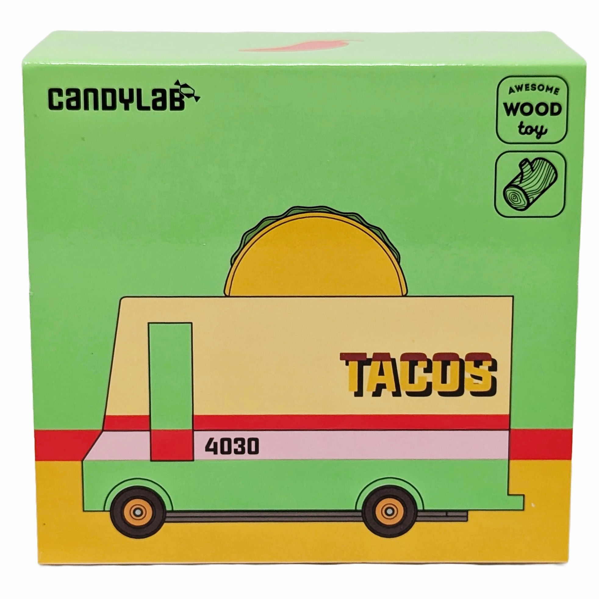 2024 CANDYLAB TACO VAN WOODEN TOY VEHICLE