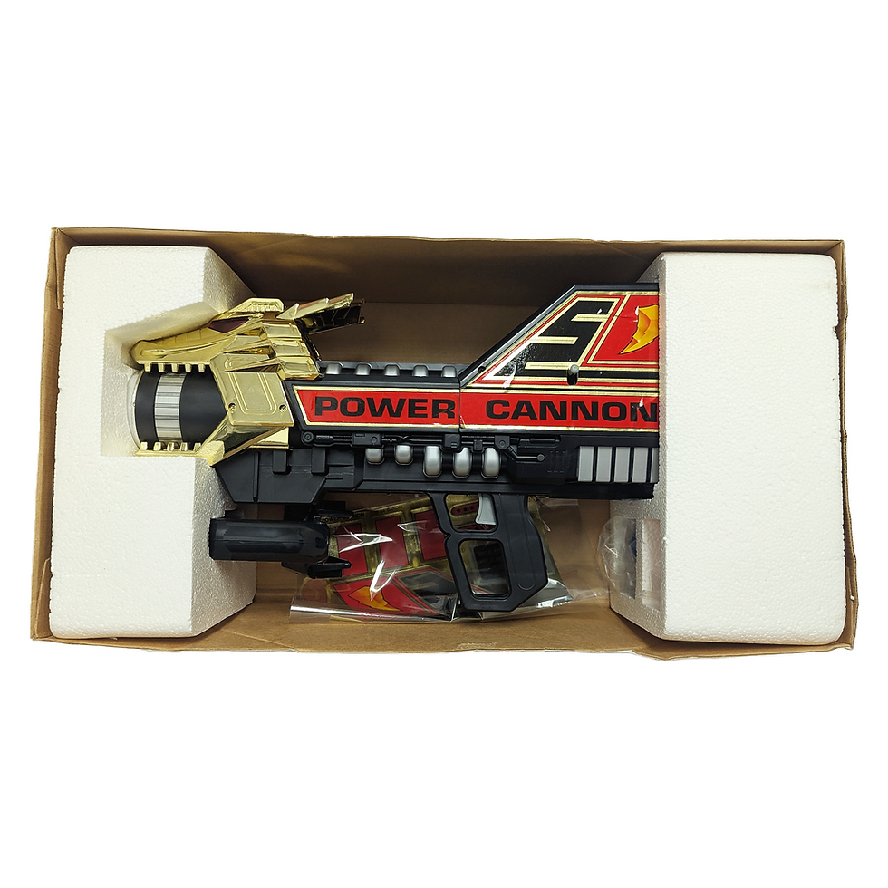 Thumbnail: VINTAGE 1994 BAN DAI MMPR POWER CANNON WEAPON PREOWNED