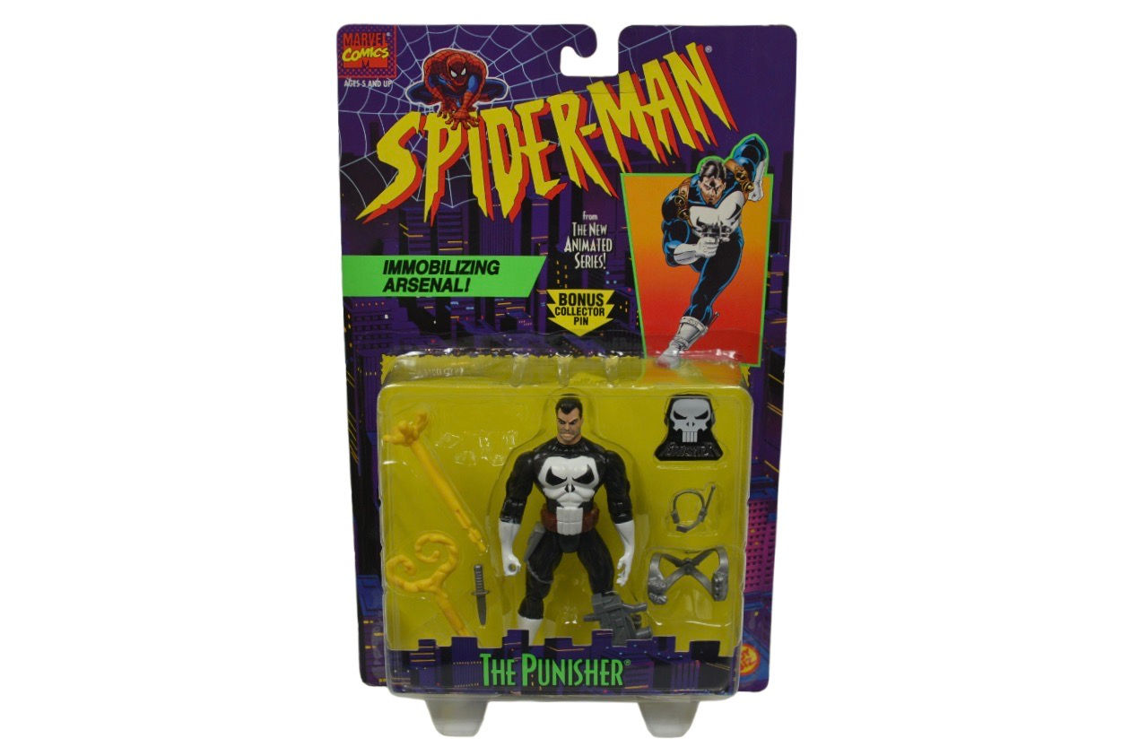 VINTAGE 1994 TOY BIZ STAS IMMOBILIZING ARSENAL THE PUNISHER ACTION FIGURE