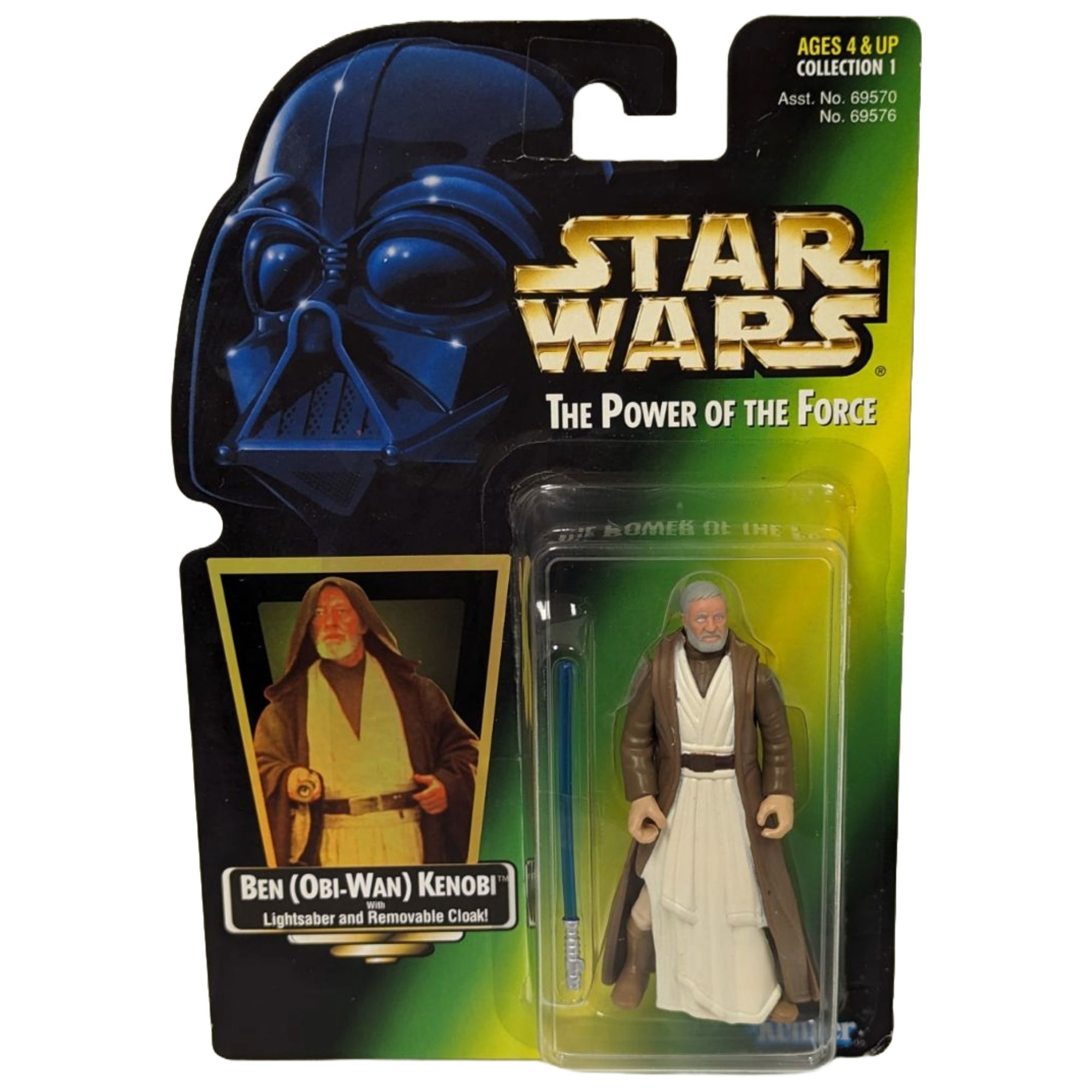 VINTAGE 1997 HASBRO STAR WARS POTF OBI-WAN KENOBI ACTION FIGURE