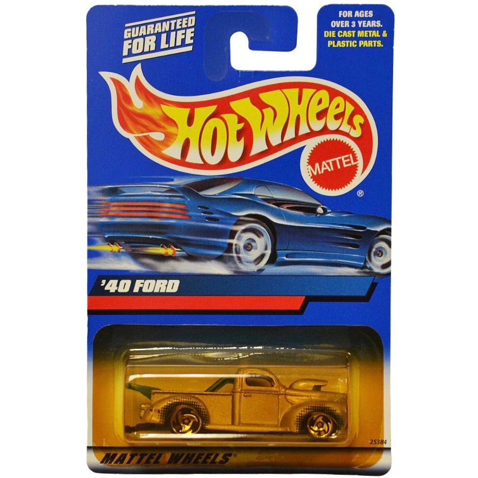 VINTAGE 1999 MATTEL HOT WHEELS 40 FORD (SILVER) DIE CAST