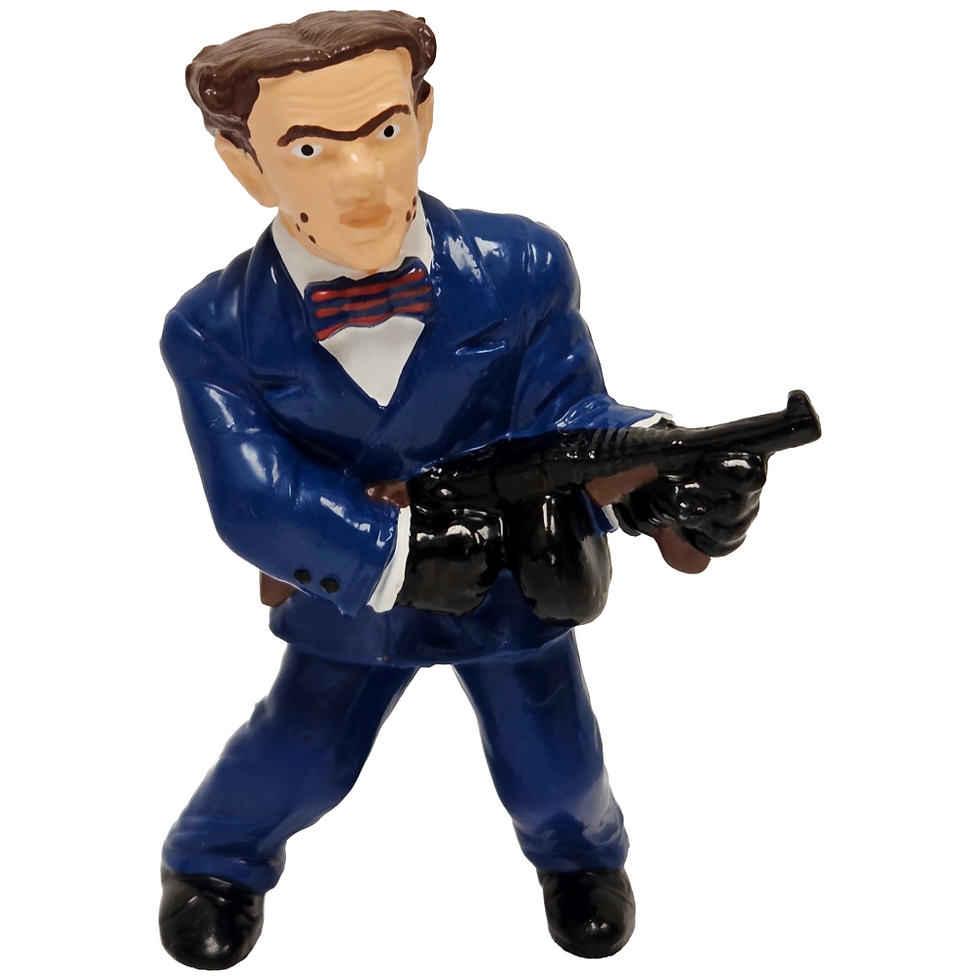 Thumbnail: VINTAGE 1990 APPLAUSE DICK TRACY 3.5" PVC FLATTOP FIGURE