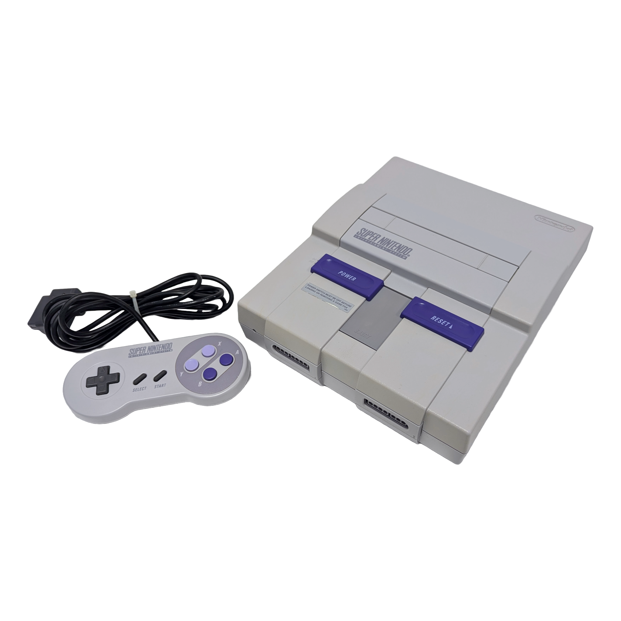 VINTAGE 1991 NINTENDO SUPER NINTENDO GAME SYSTEM (INCOMPLETE-SEE DESCRIPTION)