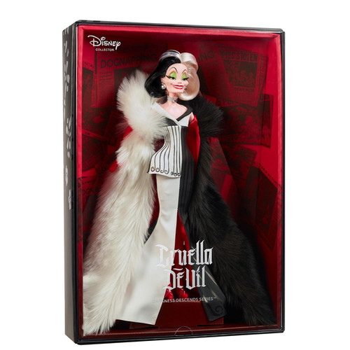 2024 MATTEL CREATIONS DISNEY DARKNESS DESCENDS SERIES CRUELLA DE VIL ...
