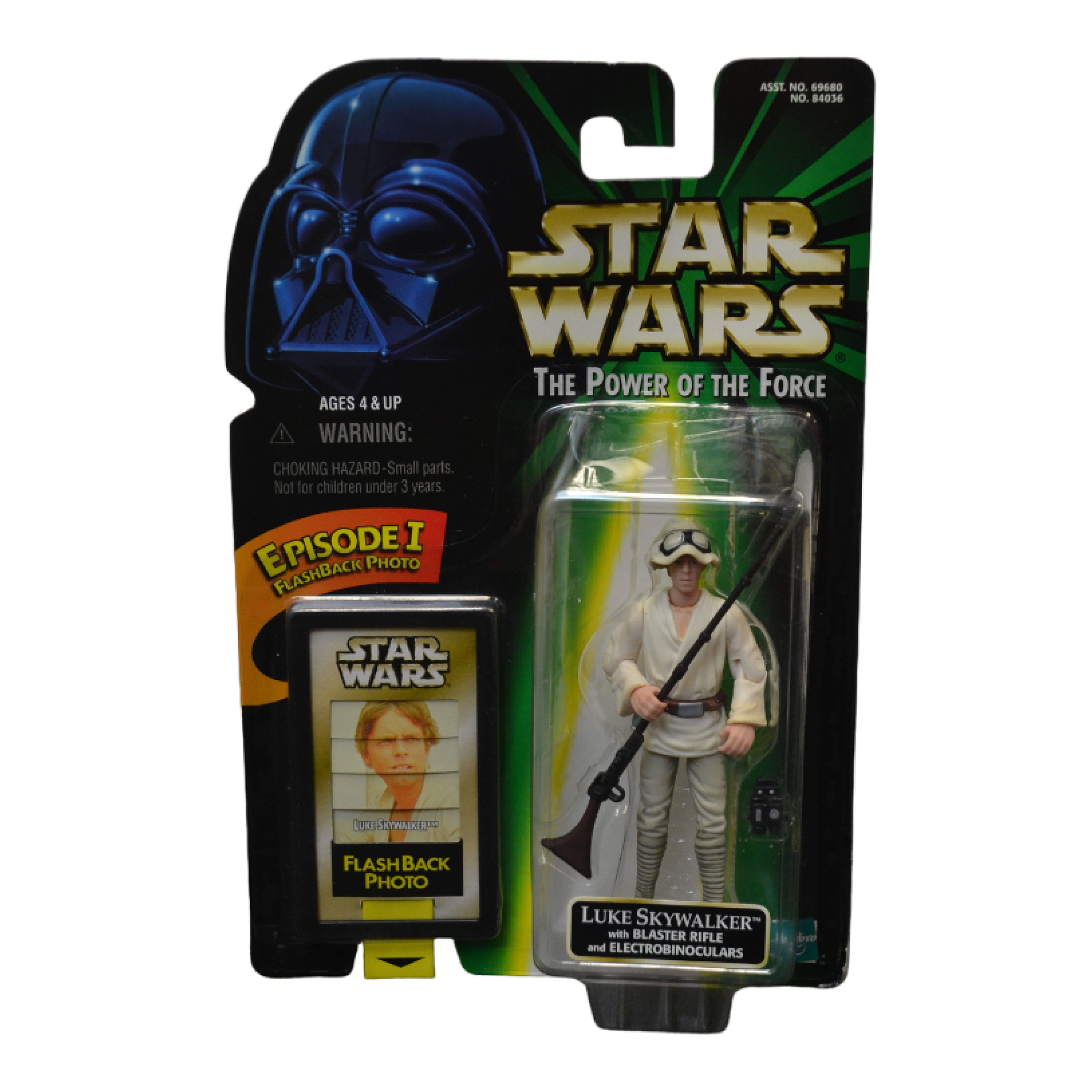 1998 VINTAGE HASBRO STAR WARS POTF FLASHBACK PHOTO LUKE SKYWALKER FIG