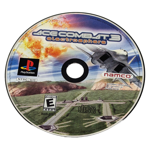 Playstation 1 PS1 - Ace Combat 3 Electrosphere complet - Jeux vidéo Playstation 1 PS1 - Ace Combat 3 Electrosphere complet - Jeux vidéo