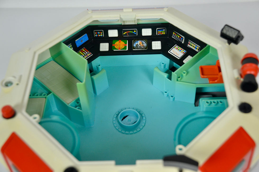 Thumbnail: VINTAGE MATTEL 1984 PLAYMOBIL SPACE STATION (90% COMPLETE)