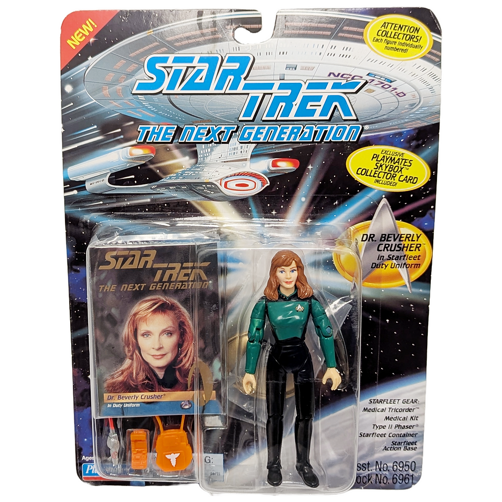 1994 VINTAGE PLAYMATES STAR TREK TNG BEVERLY CRUSHER