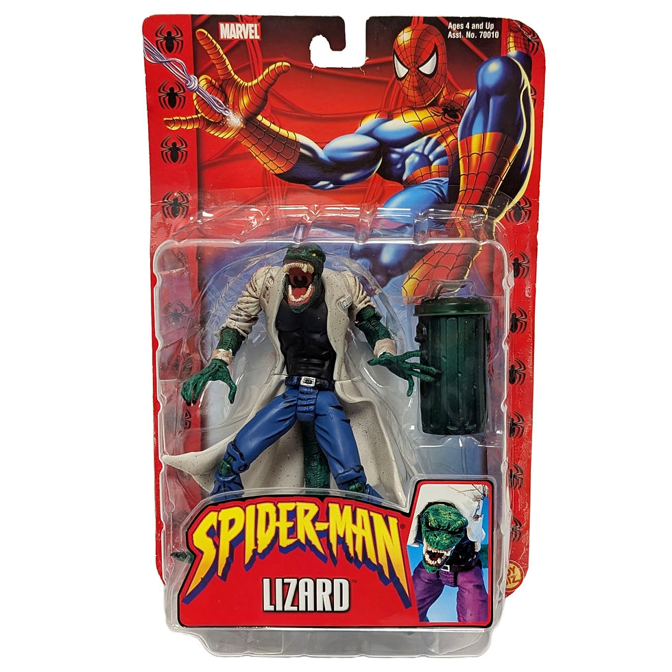 VINTAGE 2002 TOY BIZ SPIDER-MAN LIZARD FIGURE