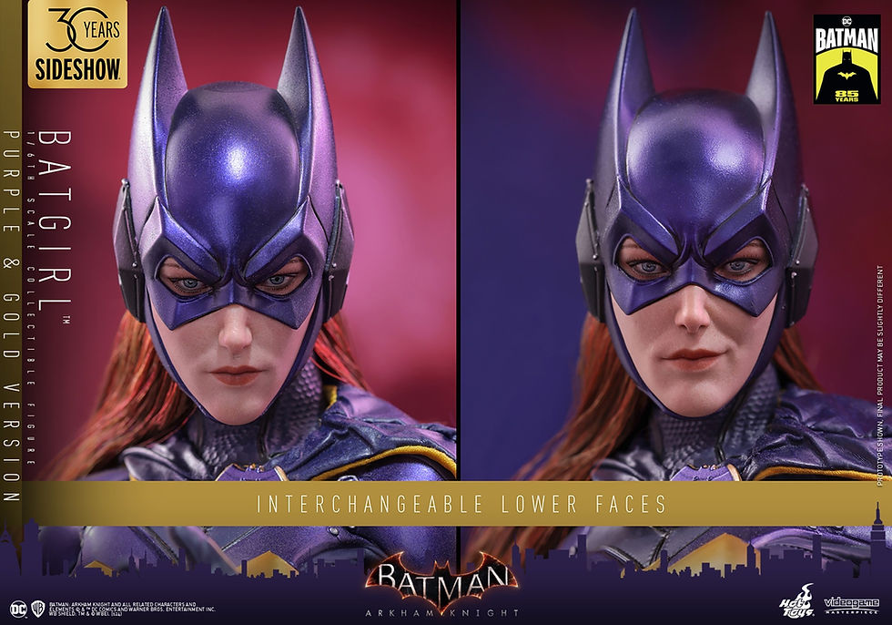 Thumbnail: 2024 SIDESHOW HOT TOYS BATGIRL PURPLE AND GOLD VERSION 1/6TH SCALE COLLECTIBLE