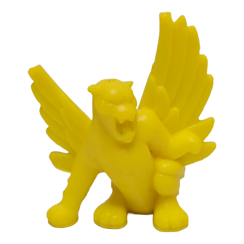 VINTAGE 1991 MATCHBOX MONSTER IN MY POCKET WINGED PANTHER #40 YELLOW FIGURE