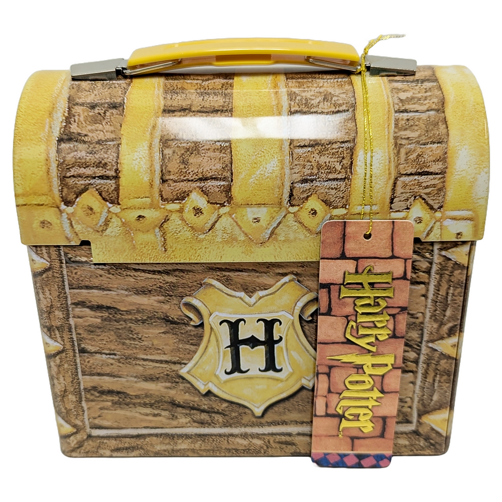 VINTAGE 2001 SELANDIA HARRY POTTER METAL CHEST/LUNCH BOX
