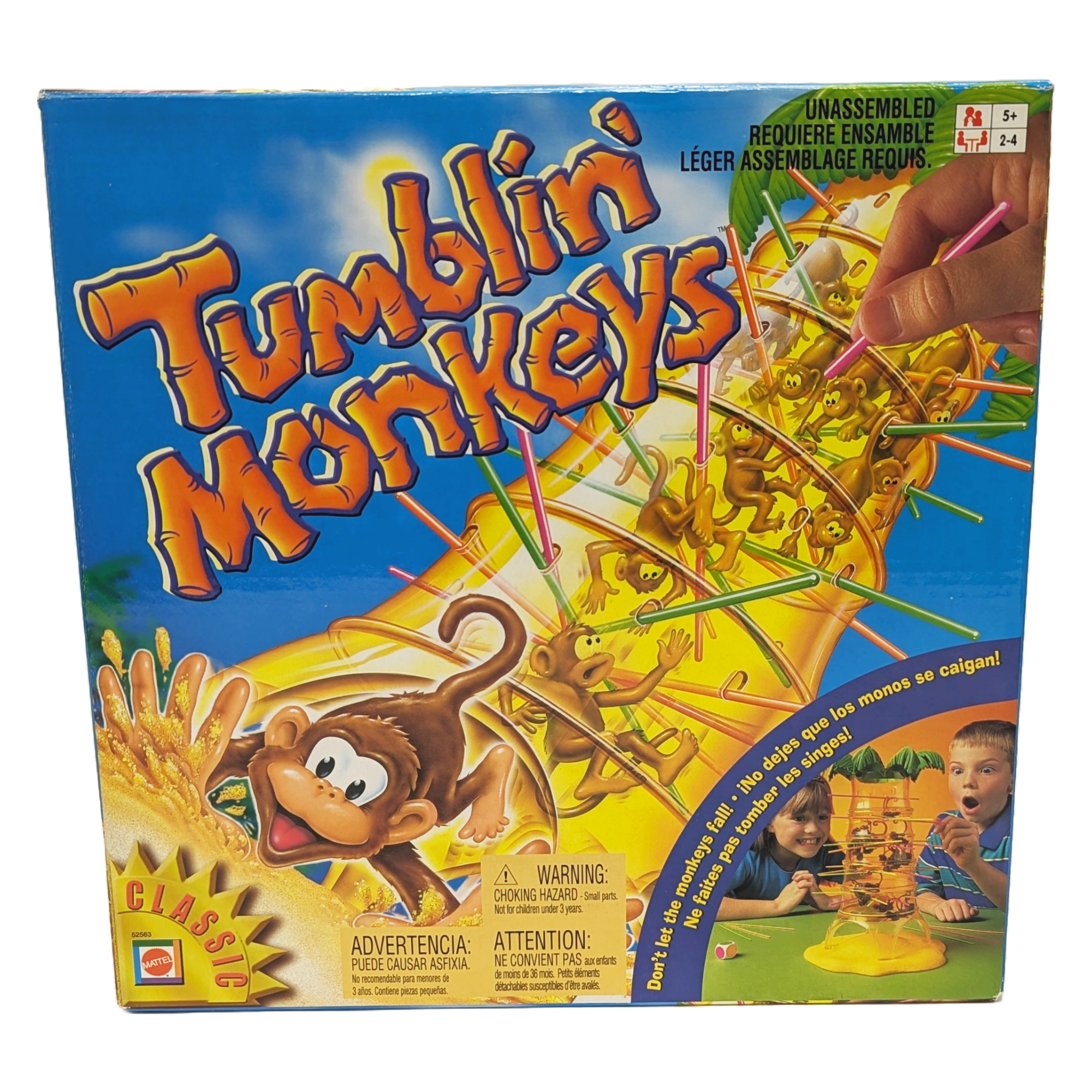 VINTAGE 2005 MATTEL CLASSIC GAMES TUMBLIN MONKEYS GAME