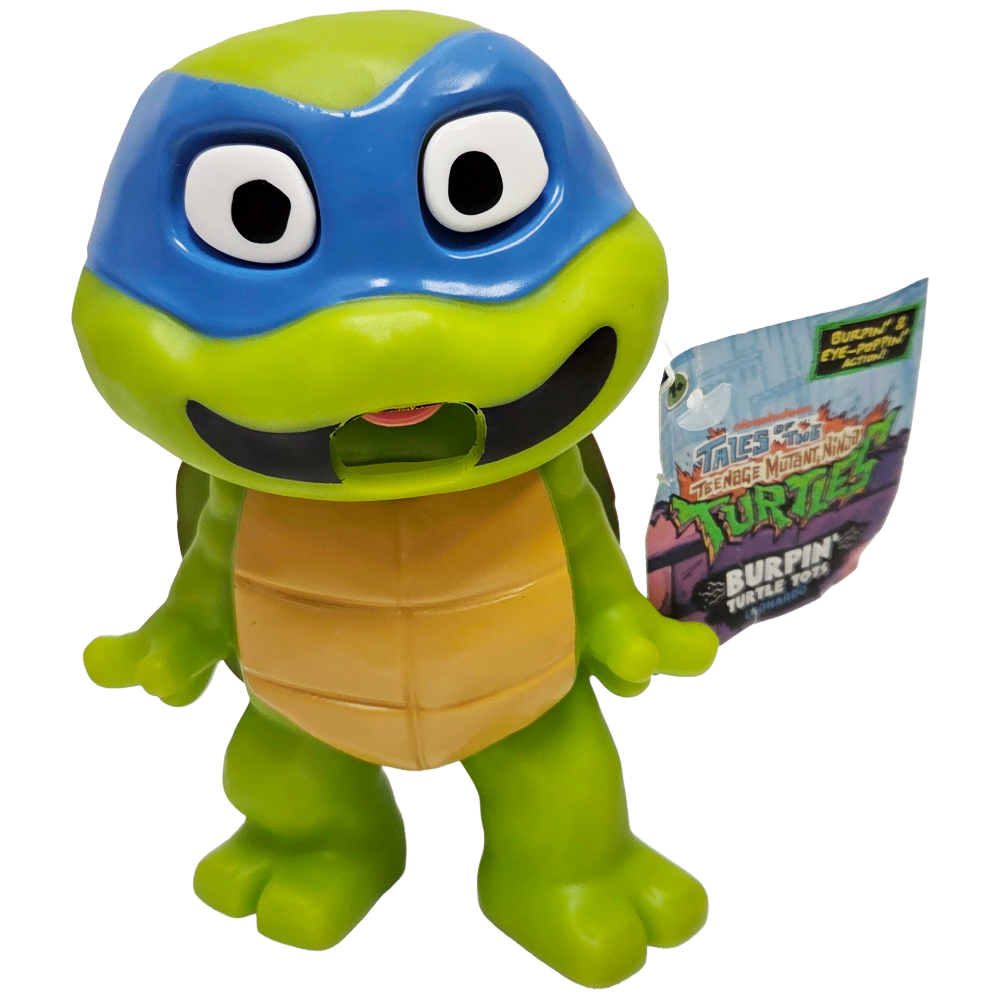 2024 PLAYMATES TMNT BURPIN TURTLE TOTS LEONARDO
