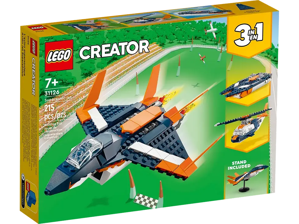 2022 LEGO CREATOR SUPERSONIC JET 31126