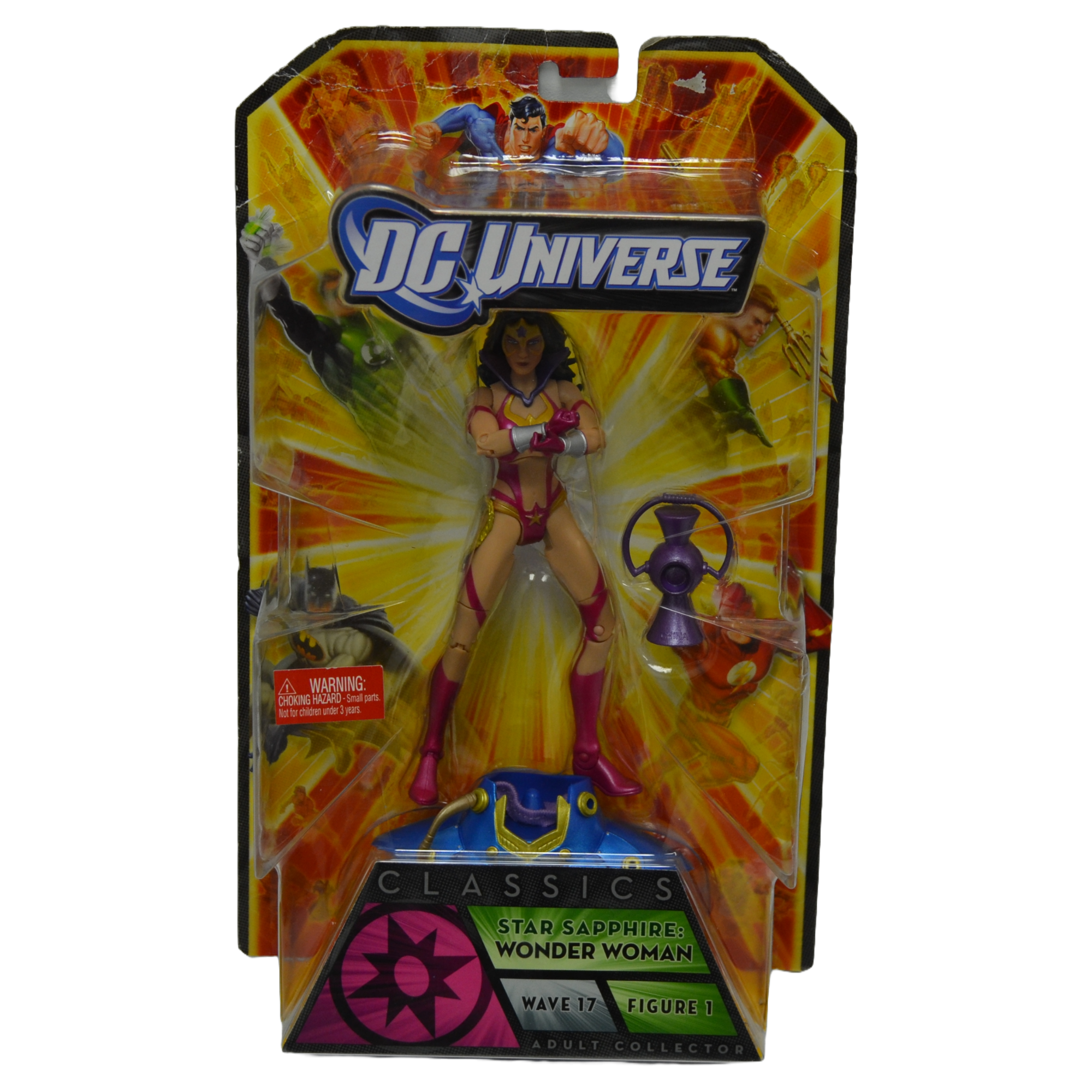 2010 MATTEL DC UNIVERSE STAR SAPPHIRE WONDER WOMAN ACTION FIGURE