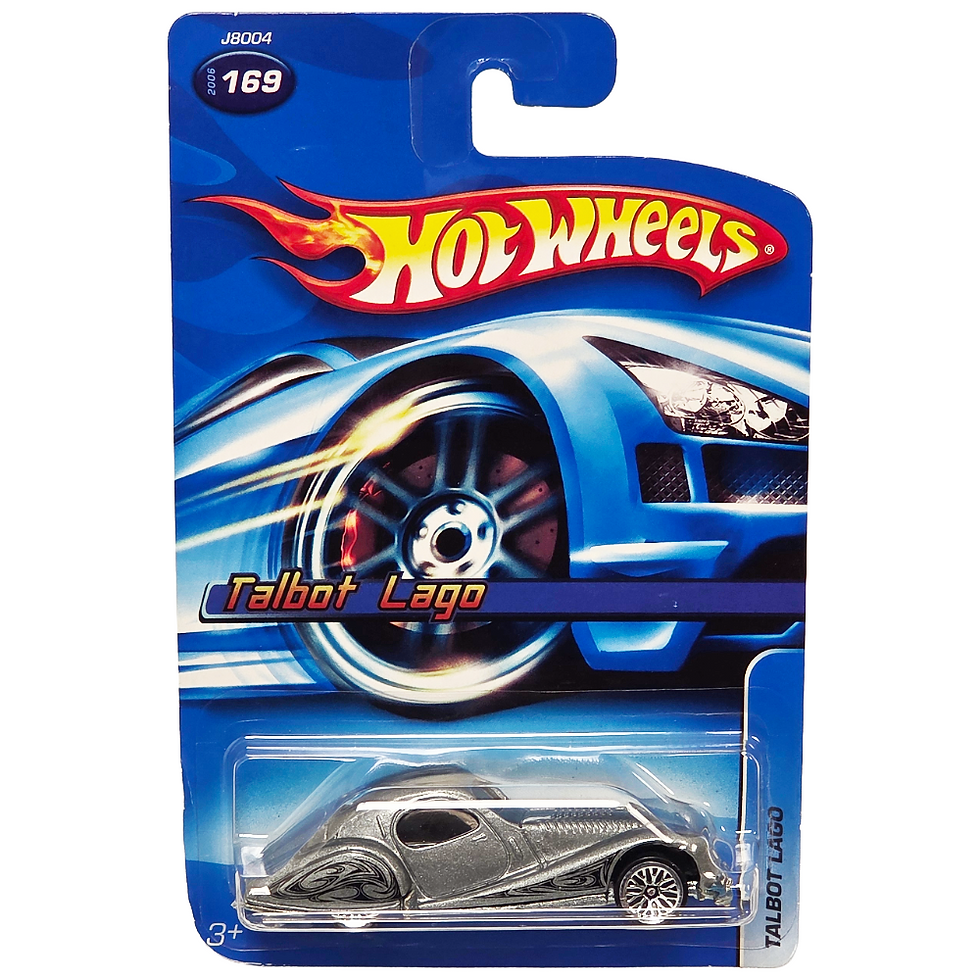 VINTAGE 2006 MATTEL HOT WHEELS TALBOT LAGO (SILVER) DIE CAST
