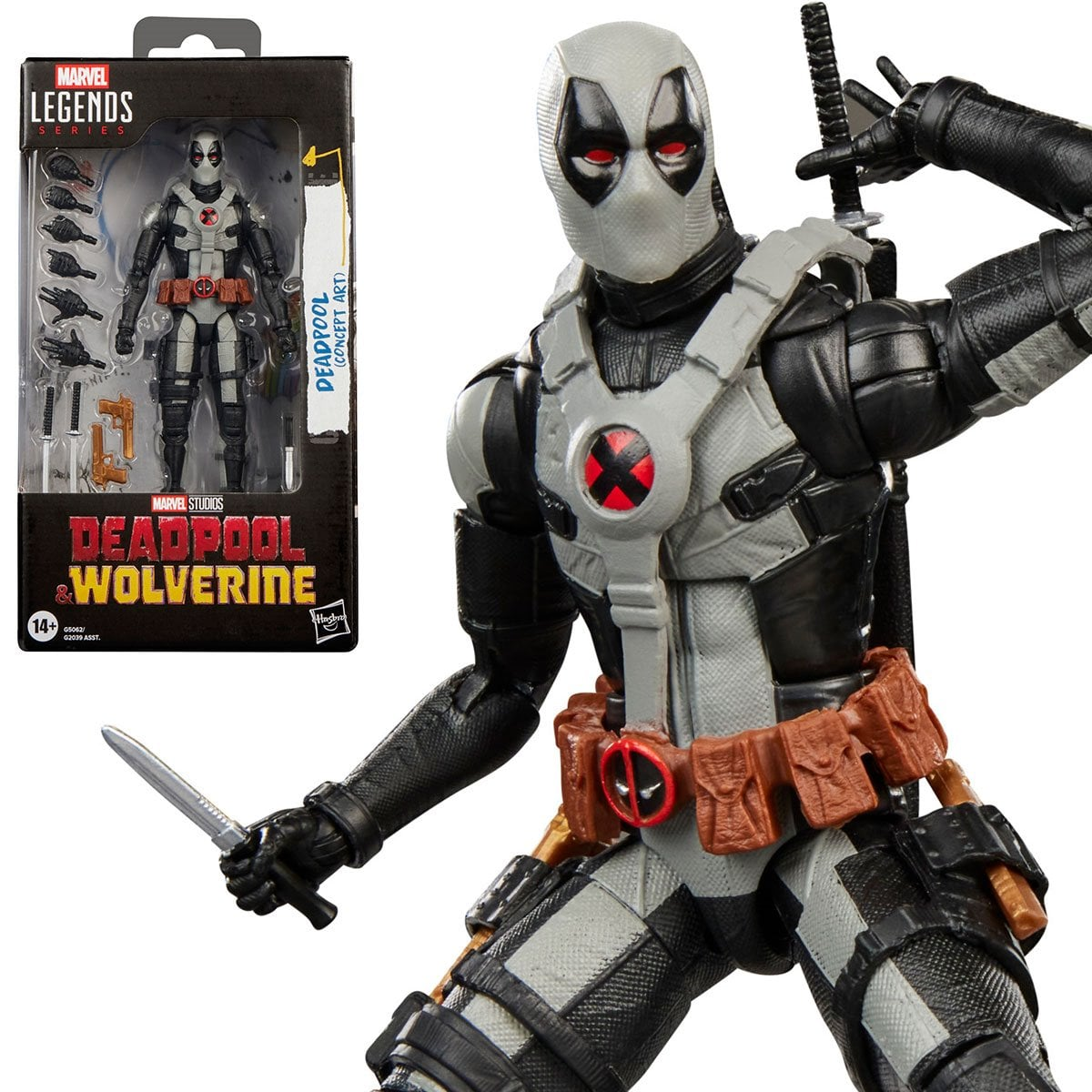 2026 HASBRO DEADPOOL & WOLVERINE MARVEL LEGENDS SERIES DEADPOOL (CONCEPT ART)