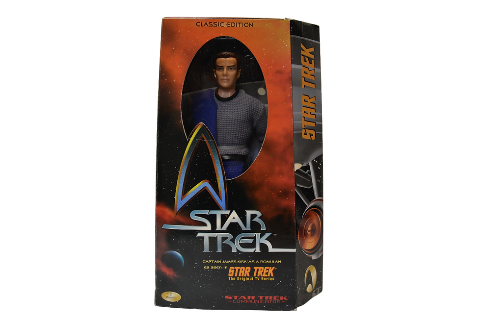 VINTAGE 1999 PLAYMATES STAR TREK CLASSIC EDITION 12" CAPTAIN KIRK AS ROMULAN FIG