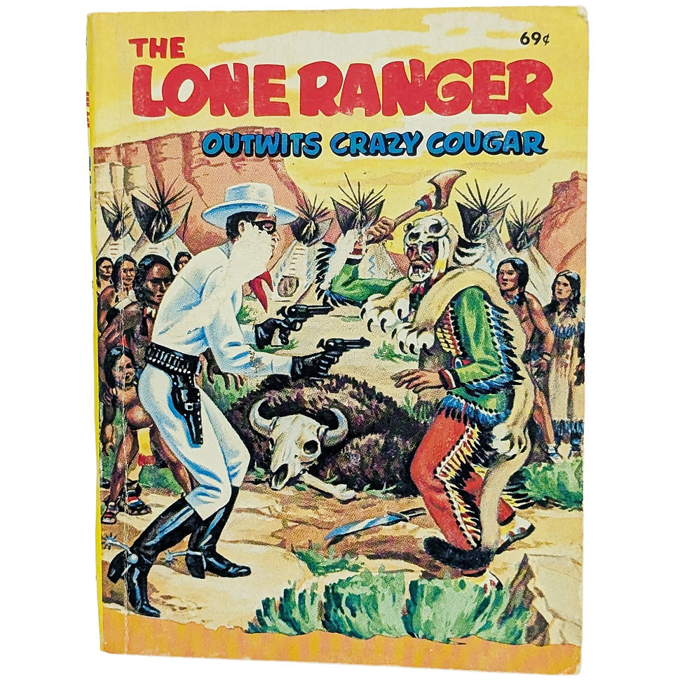 VINTAGE 1968 WESTERN PUBLISHING LONE RANGER BL BOOK