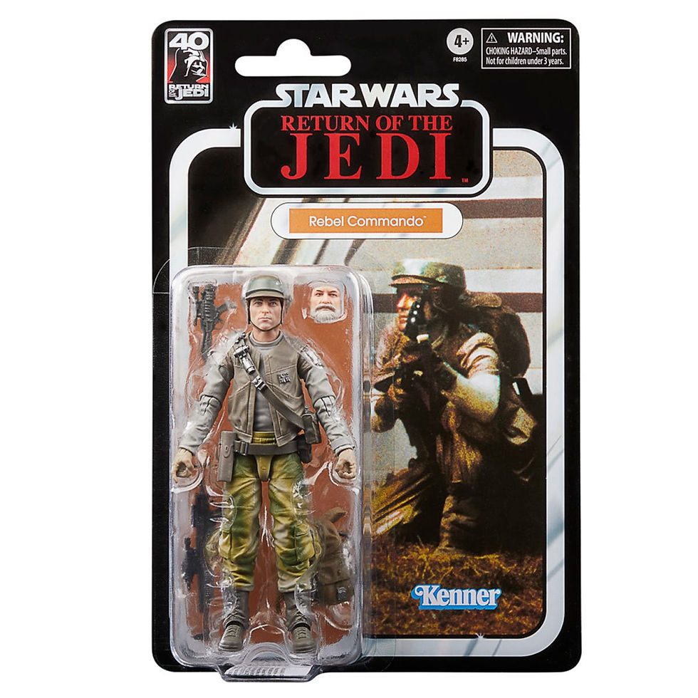 2023 HASBRO STAR WARS BLK SERIES ROTJ REBEL COMMANDO ACTION FIGURE