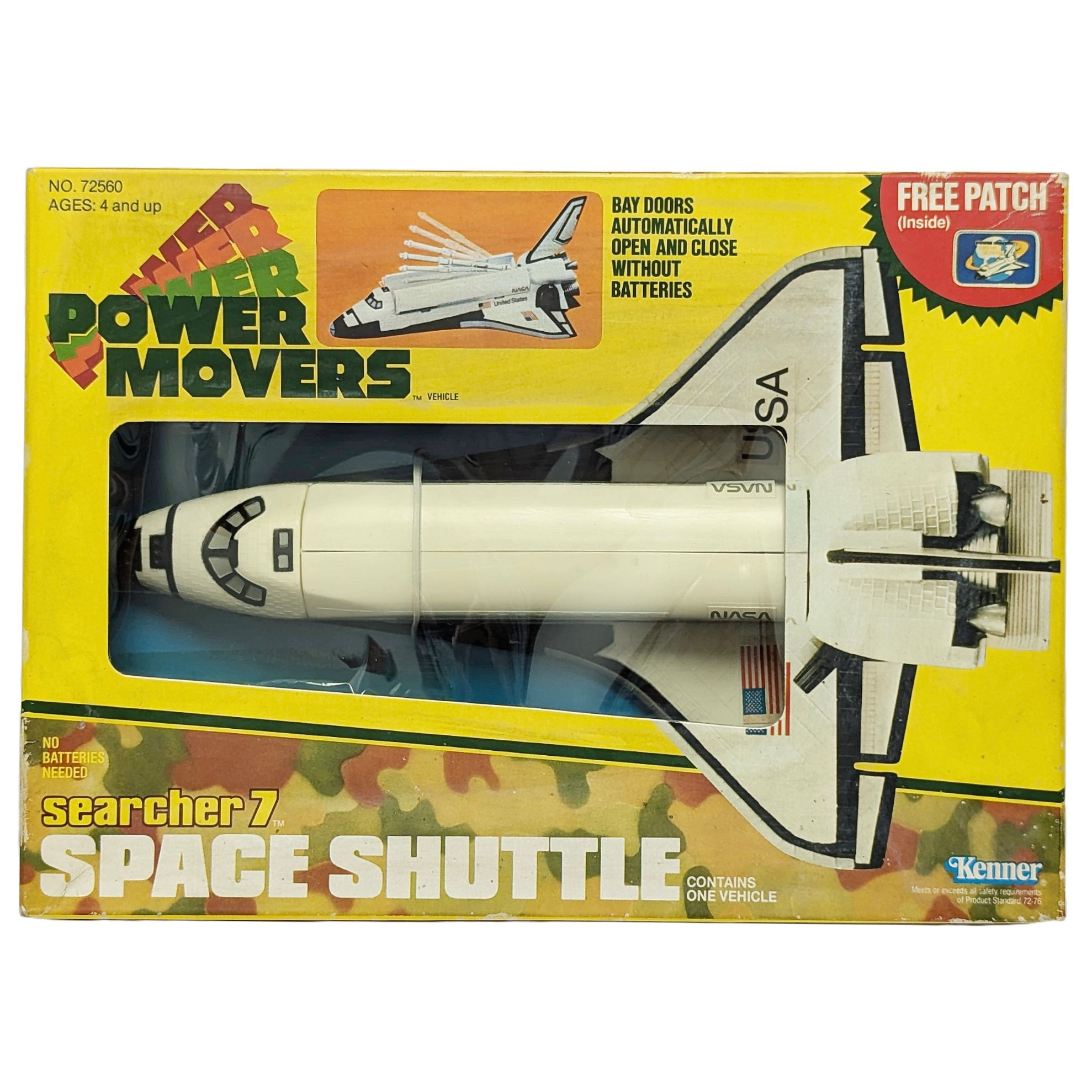 VINTAGE 1982 KENNER POWER MOVERS SEARCHER 7 SPACE SHUTTLE (SEALED)