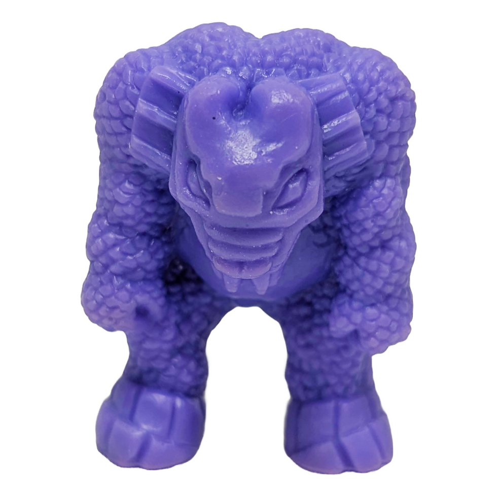 VINTAGE 1991 MATCHBOX MONSTER IN MY POCKET BEHEMOTH #4 PURPLE FIGURE