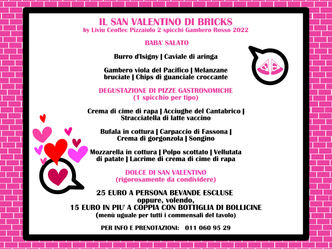 SAN VALENTINO DA BRICKS!