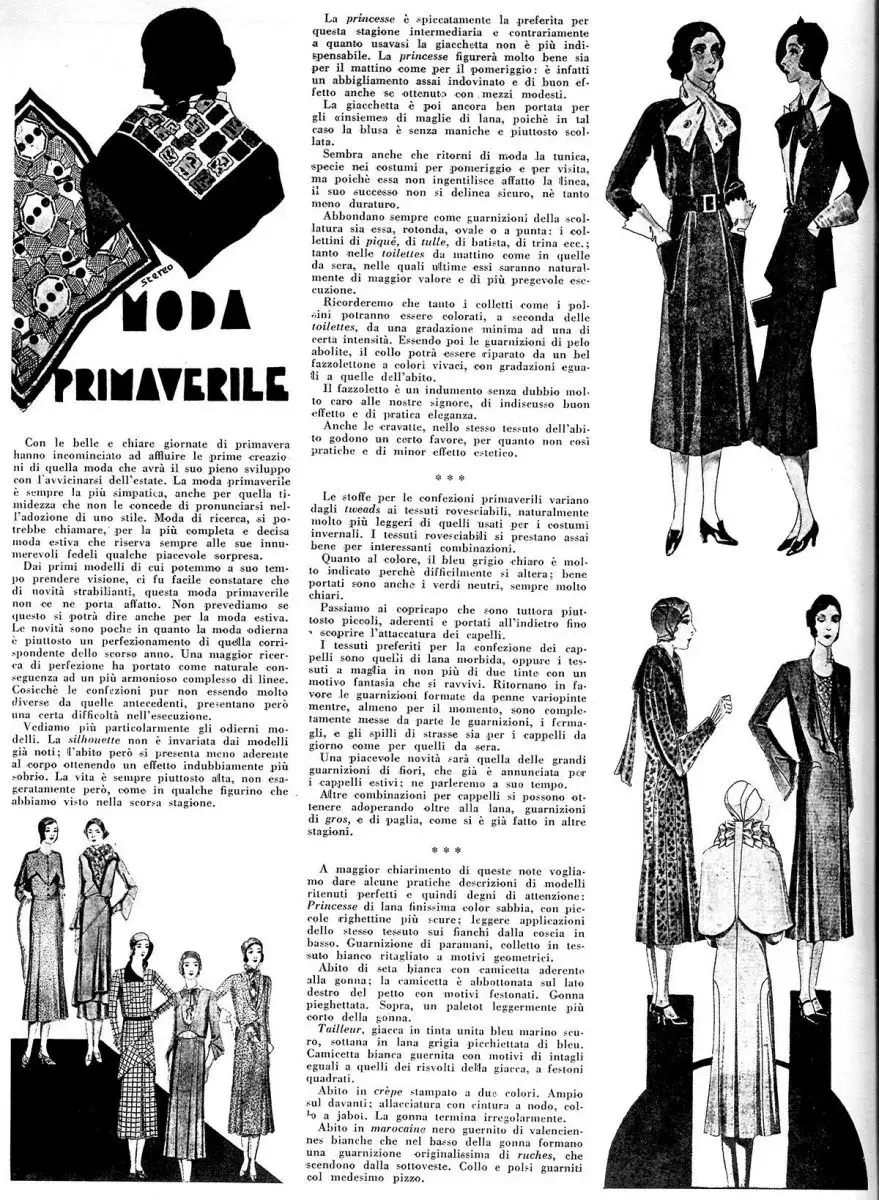 L'estratto di una pagina di una rivista mensile di Brescia.