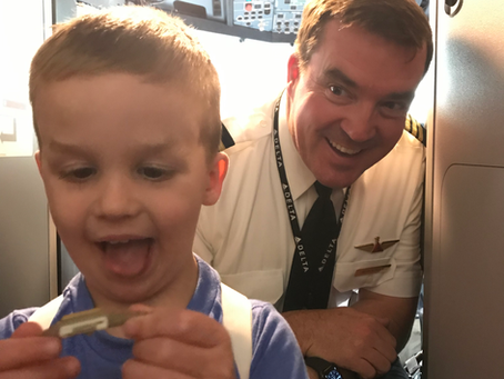 kid with a pilot