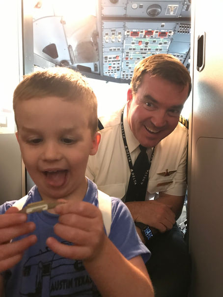 kid with a pilot