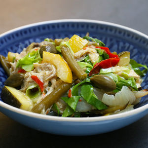 Immune supportive 'Shredded chicken with Lemon & Capers'