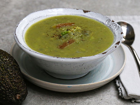 Avocado and potato 'gut healthy' soup