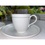 Thumbnail: Antique Bone China Pair Of Coffee Cups With Gold Trim