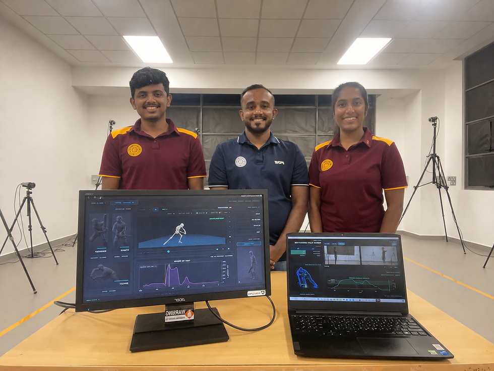 University of Sri Jayewardenepura Unveils Groundbreaking Motion-Capture Platform for Athletes