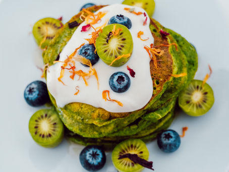 VEGANE SPINAT PANCAKES