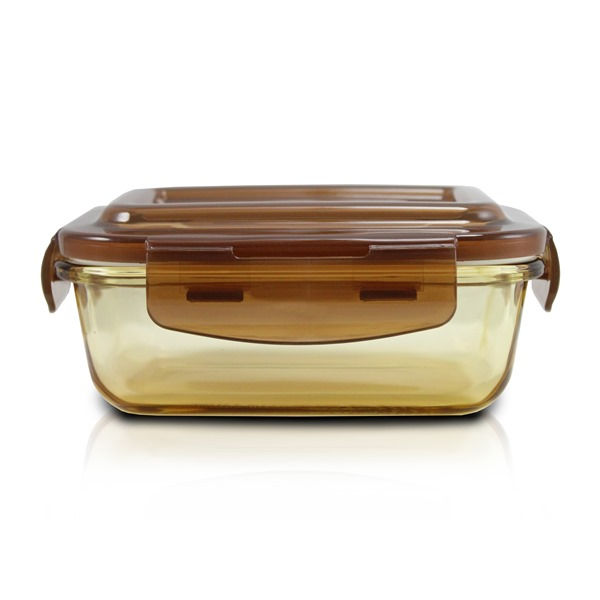 Pote de Vidro Hermético Marrom - P - APF18599