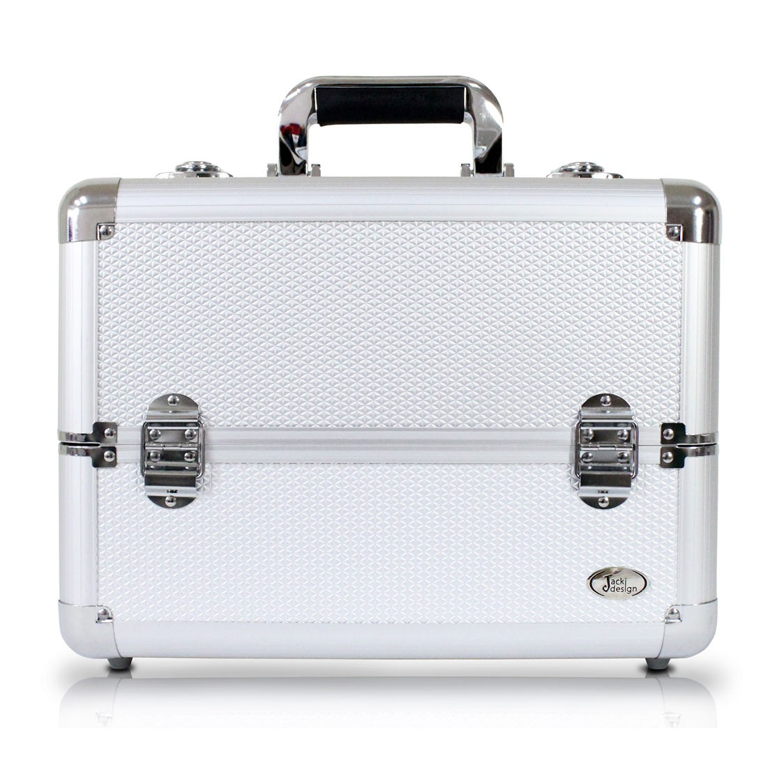 Maleta Profissional de Maquiagem Prata - BSB14119