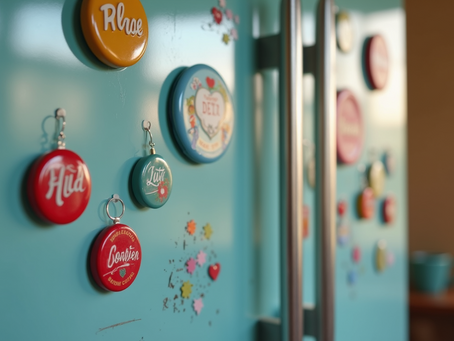 Decorating with Personalized Magnetic Photos