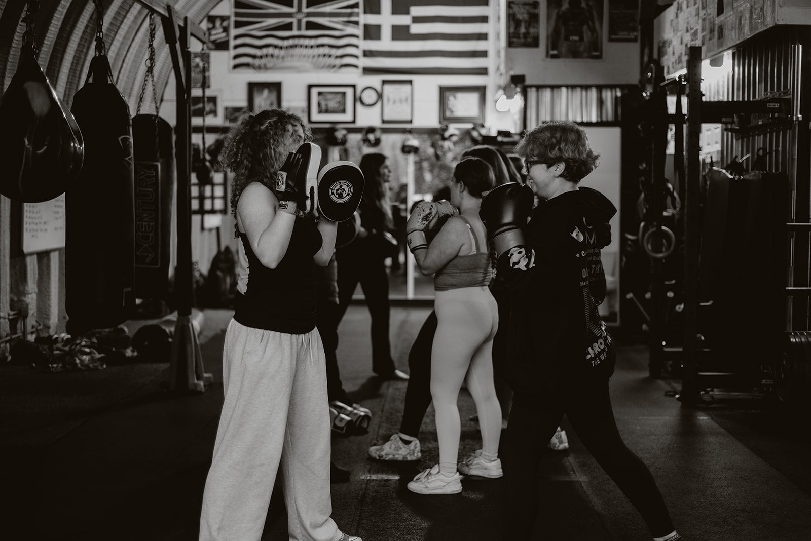 Kick Butt with all girl boxing classes at cherry bomb movement club