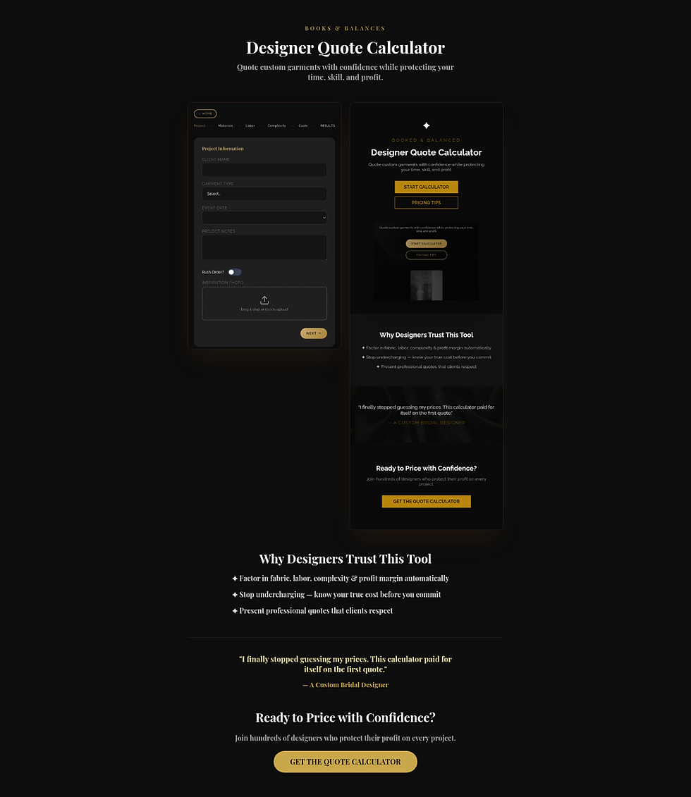 Thumbnail: Quote Calculator
