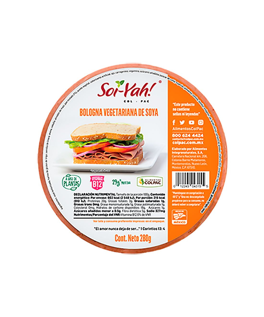 Bolonia Vegetariana 280g
