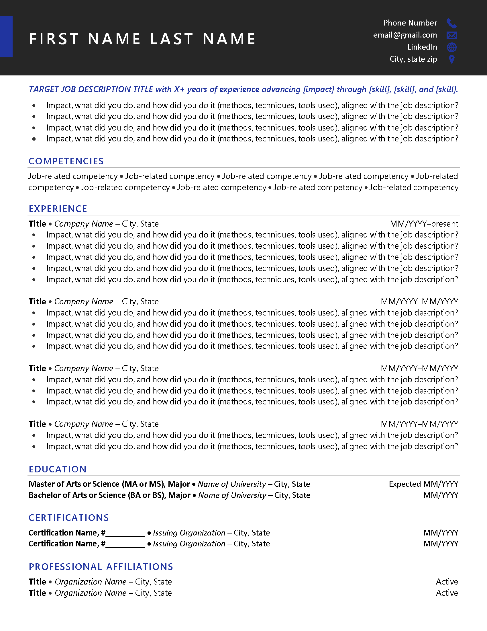 Experienced – Admin, Healthcare Admin, Operations, Program Support & Student Svc