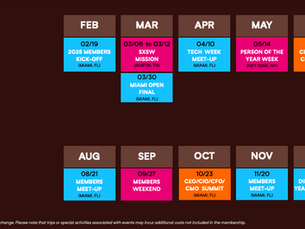 CHECK OUT THE EXPERIENCE CLUB US 2025 CALENDAR