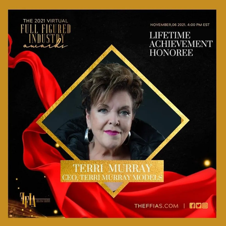 'Lifetime Achievement Honoree' 2021, Presented by TheFFIAS, The Full-Figured Industry Awards