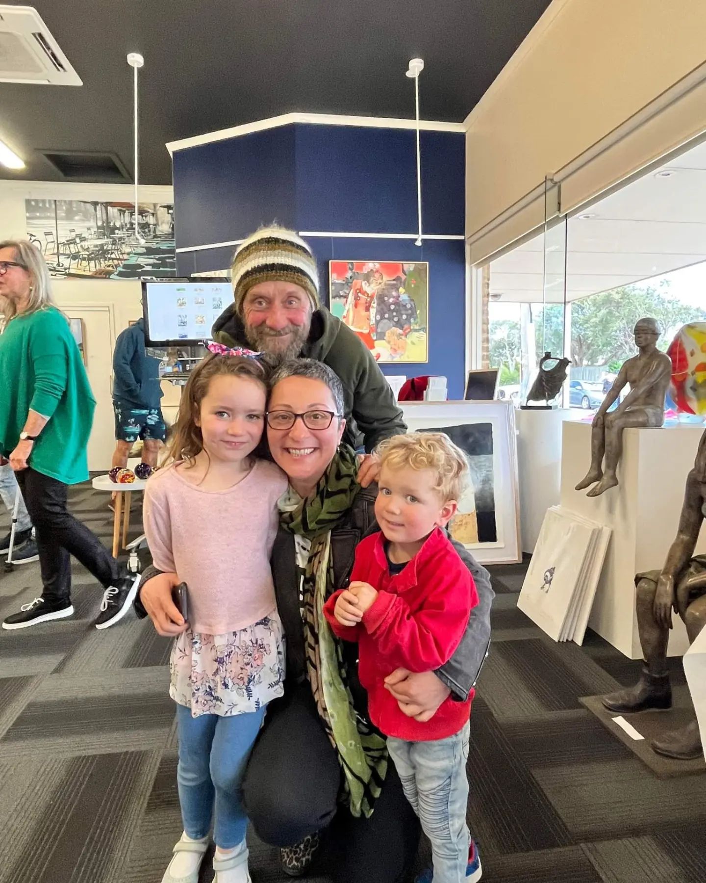 Family shot at show