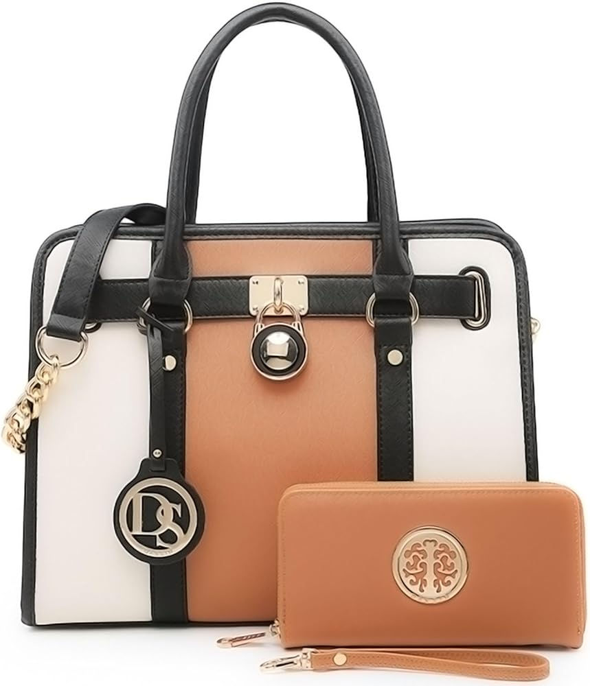 Thumbnail: Women Ladies Handbags Purses Top Handle Satchel Tote Work Bag