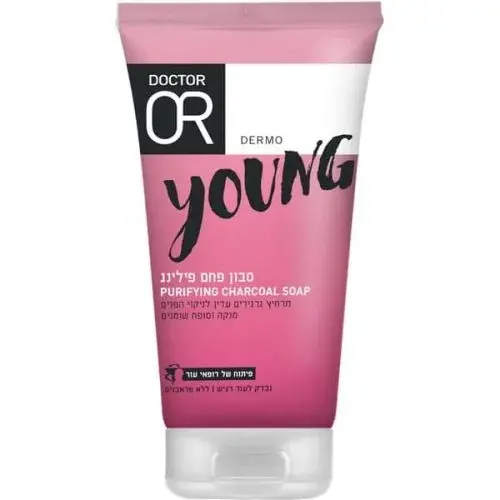 Doctor Or Young Charcoal Peeling Soap for Combination to Oily Skin, 150ml