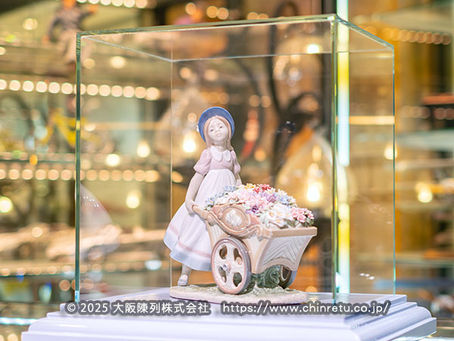 【 ガラスカバー方式／卓上コレクションケースの製作実例 】