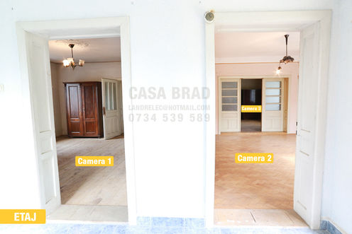 Casa Brad de vanzare, camere etaj accesate dinspre casa scarii